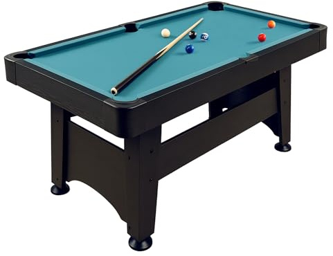 Billard de table Chicago 4 ft., billard, noir, 155 x 85