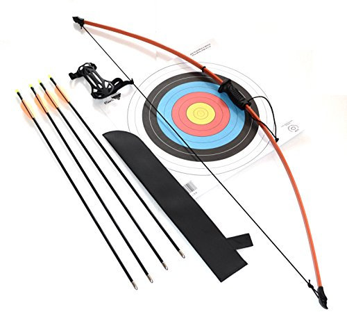 Einsteiger Bogenset Langbogen Set für Kinder 112 cm