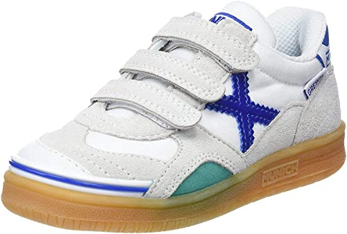 Munich Unisex niños Gresca Kid VCO S, Zapatillas, Blanco, 28 EU