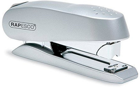 Rapesco 0736 Luna Grapadora de Carga Frontal, 50 Hojas de Capacidad, Plateada