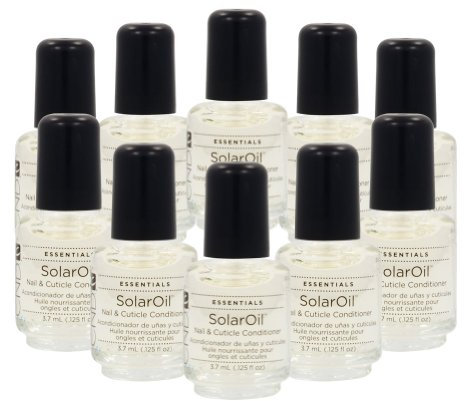 Lot 10 CND Essentials Solar Oil .125 oz Nail Cuticle Condition Polish Treatment