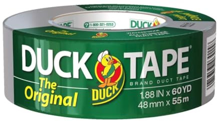 The Original Duck Brand Duct Tape, 1-Pack 1.88 Inch x 60 Yard, Silver (394475)