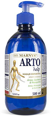 MARNYS Artohelp Aceite de Masaje Deportivo para Músculos, Articulaciones y Ligamentos Dosificador 500ml