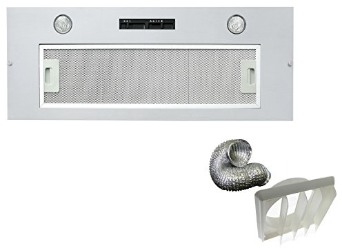 Cookology 90cm Canopy Cooker Hood + Ducting Kit - Stainless Steel