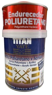 TITAN - Barniz poliuretano + acrílico titan yate brillante750ml