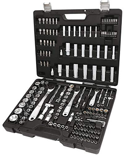 Beta 903E/C170 - Surtido de 74 llaves de vaso hexagonales, 42 puntas para atornillar, 30 llaves de vaso, 7 llaves macho hexagonales acodadas y 17 accesorios, en maletín de plástico