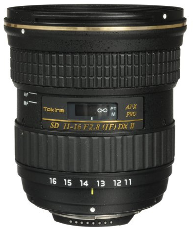 ​ Tokina AT-X 116 PRO DX II 11-16 mm 2,8-22 Objektiv (77 mm Filtergewinde) für Nikon-DSLR Kameras schwarz