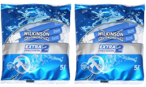 2 x confezione da 5 = 10 Wilkinson Sword extra 2 Precision – lamette usa e getta