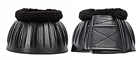 HKM SPORTS EQUIPMENT Gummiglocken -Economic Plus-, 1 Paar, schwarz, XXL