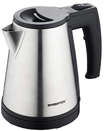 Emberton Stainless Steel Kettle 0.5Ltr Catering Boil Jug Ergonomic Design