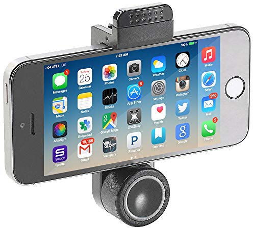 MMOBIEL Universal Soporte de Coche para Teléfono Móvil, Negro, visualización 360°, Mobile Phone Holder Compatible con iPhone, Samsung, OnePlus, Huawei, Xiaomi, OPPO, Sony, LG and Mini Tablets