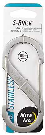 Nite IZE SB5-0311 S-Biner Mousqueton INOX