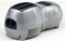 Reber - Grattugia elettrica Fido, 140 watt, guscio in plastica, rullo in acciaio, silver/nero