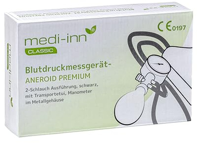 Tensiómetro Esfignomanómetro (Aneroide 2-Schlauch medi-inn Color: Negro
