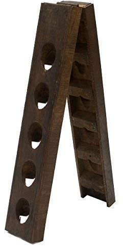 Piratenladen Weinregal für 10 Flaschen - Einspaltiges Rüttelpult aus der Champagne