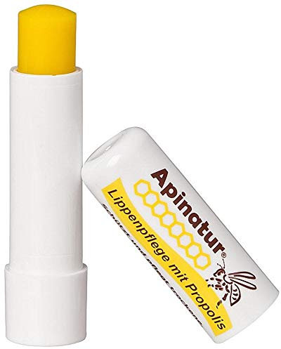 APINATUR Lippenbalsam Lippenstift mit Propolis und Bienenwachs natürliche Lippenpflege mit Honigduft 4,8g