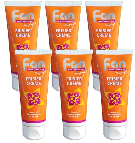 Fan Frisiercreme das Original | Haar-Creme 100 ml (6 Stück)