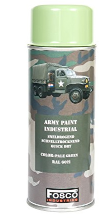 Monstercolors Army Paint 400 ml Spray Hellgrün RAL 6021 Militär Fahrzeug Farbe Camouflage Paintball