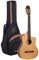 Ortega Guitars Konzert Gitarre Elektro-Akustisch – 4/4, Slim Neck – Family Series Pro – Inklusive Gig Bag – Massive Kanadische Rotzeder, Mahagoni, Natur (RCE131SN)