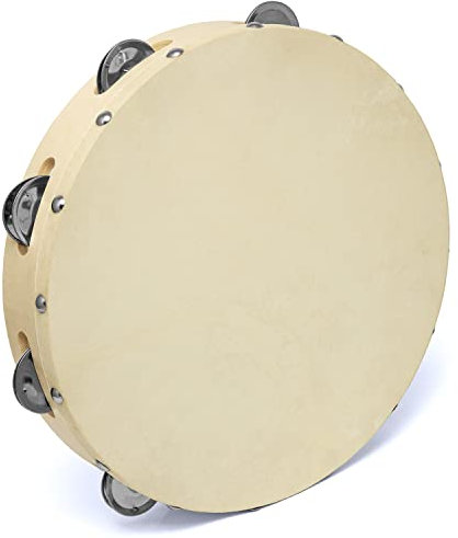 Tiger TAM91-10 Tambourin mit Naturfell - 10