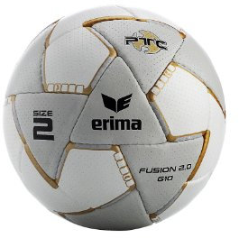 Erima Handball G10 Fusion 2.0, Weiß/Hellgrau/Gold, 3, 720203