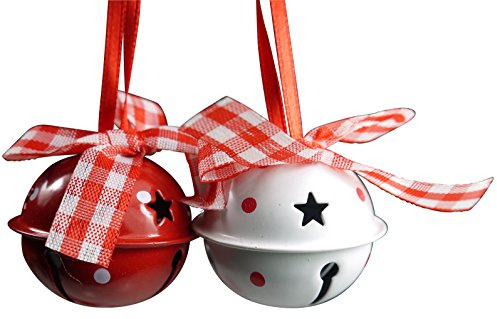 khevga Cascabel de Metal Adorno para árbol de Navidad