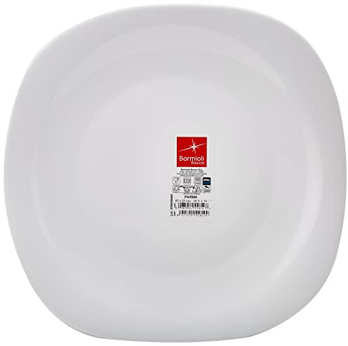 Bigbuy Home S2206157 Plato Llano Parma, Diámetro 27 cm, 27 x 27 cm, 6