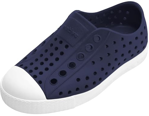 Native Shoes Unisex-Adult Jefferson Water Shoe, Regatta Blue/Shell White, 4 Mens_us