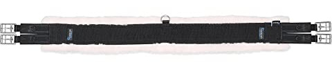 FLEECE LINED GIRTH HORSE TACK SADDLE STRAP [BLACK] [58]