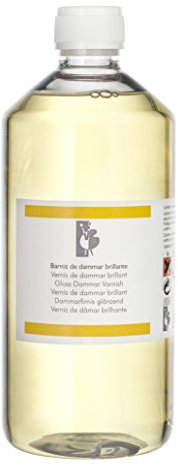 Lienzos Levante 0350144001 - Vernis de Dammar Brillant en Bouteille de 1000 ML