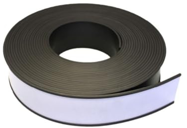 Magnetic Label Holder Roll | Labels for Storage boxes, White Cards and Clear Protectors, for White Board Metal Wall Cabinet Drawer and Shelves |50mm high x 10M Long