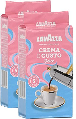 Lavazza Crema e Gusto Dolce, Caffè macinato, 2x 250g