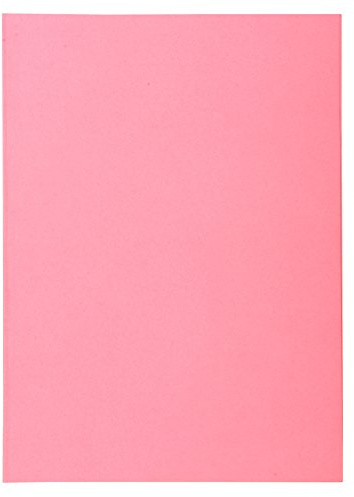 Exacompta - Réf. 850003E - Paquet de 250 sous-chemises SUPER 60 g/m2 aux couleurs pastel - sous chemises certifiées PEFC™ - dimensions 22 x 31 cm pour format A4 - couleur rose