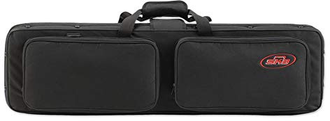 SKB Cases Rugged Exterior and Rigid Foam Interior Hybrid Breakdown Travel Shotgun Case for 33.75 Inch Barrels with 2 External Pouches, Black