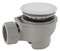 Geberit 150.689.21.1 Sifone per Doccia con Piletta, Grigio