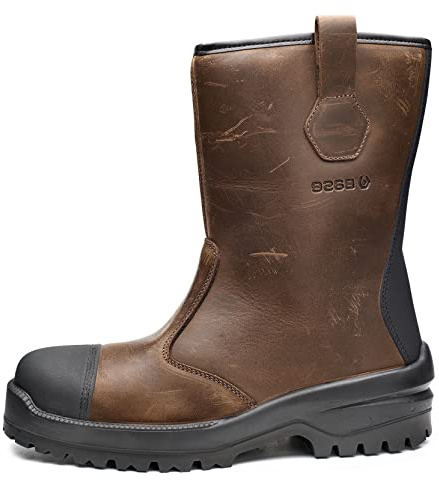 BASE Protection ELK säkerhetsskor för män, brun, storlek 39