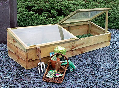 Zest4Leisure Large Cold Frame - FSC Certified Pressure Treated Wood