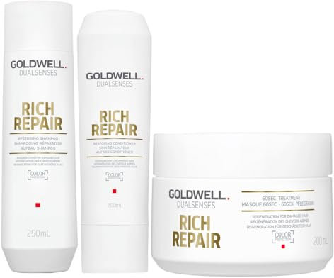 Goldwell Dualsenses Rich Repair SET Shampoo 250ml + Conditioner 200ml + 60Sek Kur 200ml