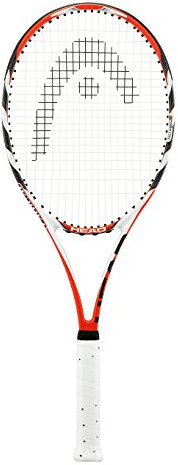 Head MicroGel Radical MP Tennis Racquet - Pre-Strung 27 Inch Intermediate Adult Racket - 4 1/2 Grip