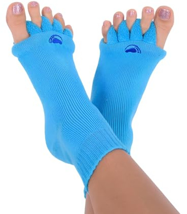 Happy Feet Original Calzini per allineamento Piedi con Separatore Dita BLU S