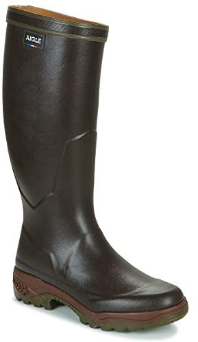 Aigle Homme Parcours 2 Chaussant Bottes-de-chasse Bottes-caoutchouc-de-chasse, Brun, 43 EU