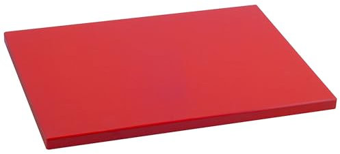 Metaltex - Tabla Profesional de Cocina Corte, Polietileno, color Rojo, 38 x 28 x 1,5 cm