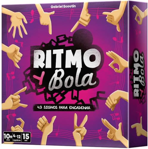 Cocktail Games | Ritmo y Bola | Juego de Fiestas para Adultos y Familias| A Partir de 8 Años | De 4 a 12 Jugadores | 15 Minutos por Partida | Español