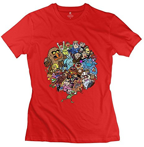 Camisetas para mujer con diseño de alfabeto, color azul