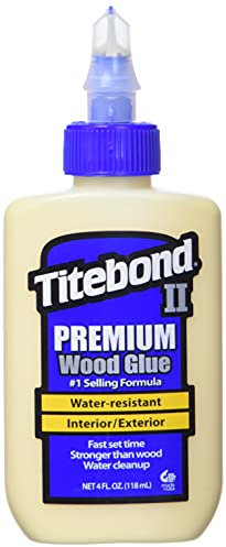 Titebond II - Premium Heavy Duty Wood Glue for Professional use Size: 118 ml, 1 Item, 500-2.
