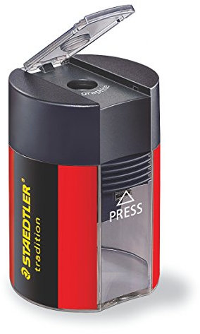 STAEDTLER 511 005 Tradition Spitzdose, Rund, Anspitzer