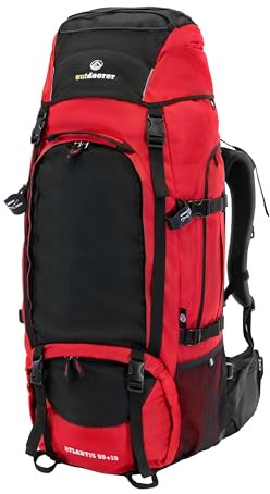 Outdoorer Rucksack Atlantis 90+10 - Frontlader mit Frontöffnung, großer XXL Backpacker-Rucksack für Reisen