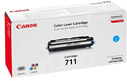 Canon Cartridge 711 Cyan Toner für Laserdrucker (Laser, Cyan) Wenn
