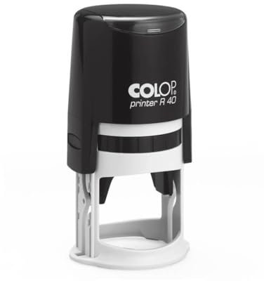 COLOP Stempel Printer R40, Durchmesser 40 mm, personalisierbar, selbstfärbend