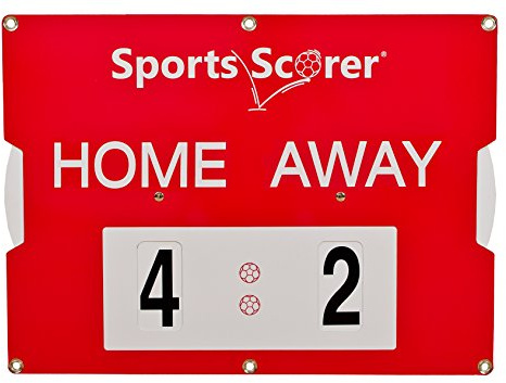 sports scorer Scoreboard for Football, Hockey, Table Tennis, School Play, Teambuilding Games and more. Portable, Durable - Medium 65cm x 48cm